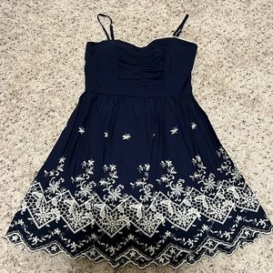 Navy Lace Dress